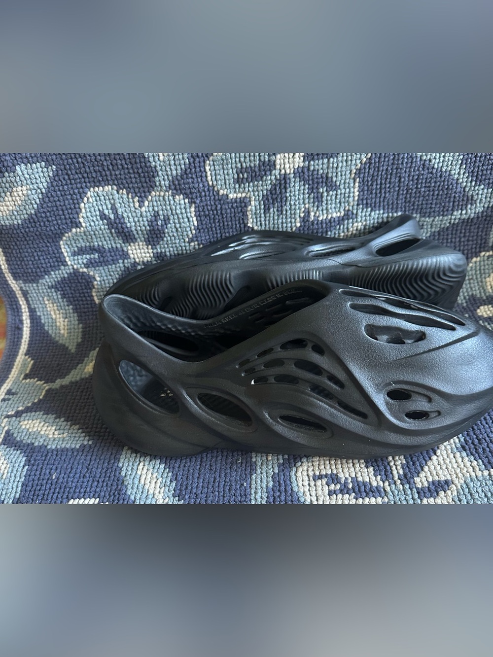 🖤 Foam Runner Style Black Slip-On Shoes EUR 48 Men’s 14